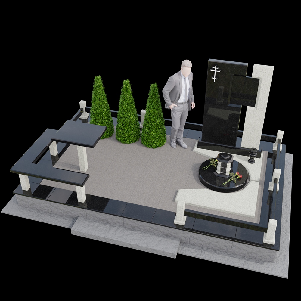 3D проект гранитного комплекса